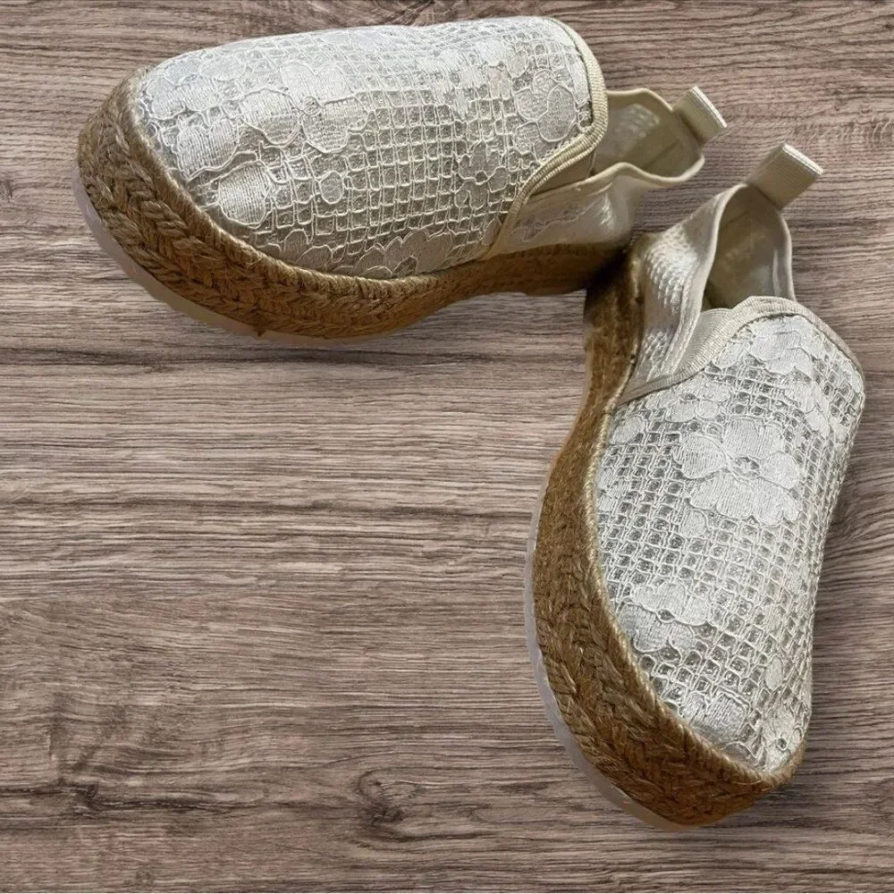 Women's Casual Comfortable Platform Loafers Slip On Round Toe Walking Shoe sz 39